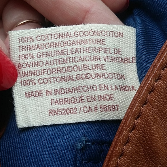 1448 Lucky Brand Large Canvas Shoulder Bag - Picture 8 of 8